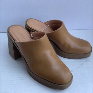 New Universal Thread Women's Platform Mule Tess Heels